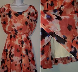 Lush Watercolor Dress size Medium Nordstroms